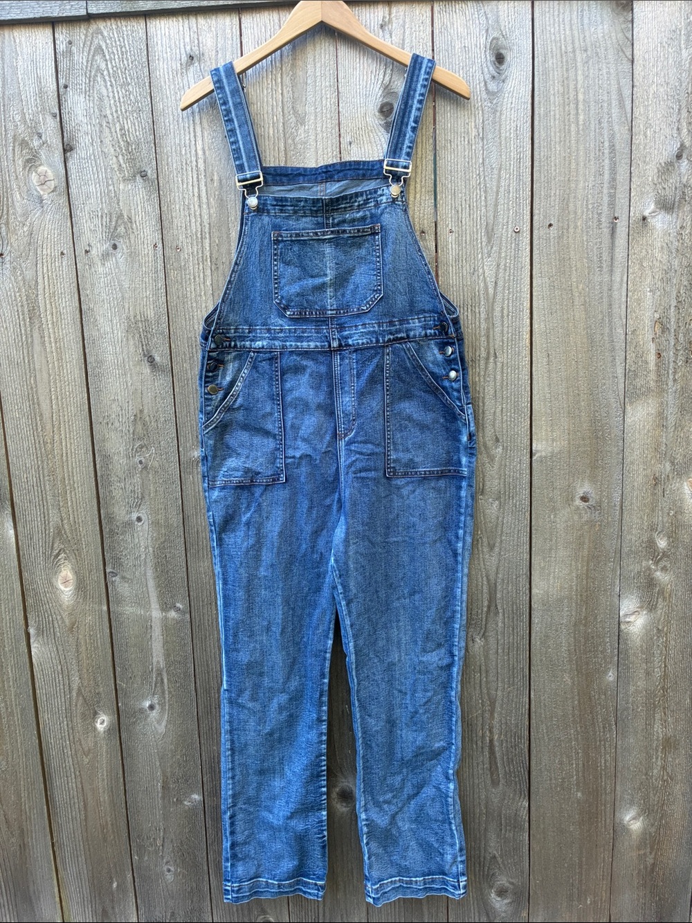 Roswear Women's Denim Overalls - Blue